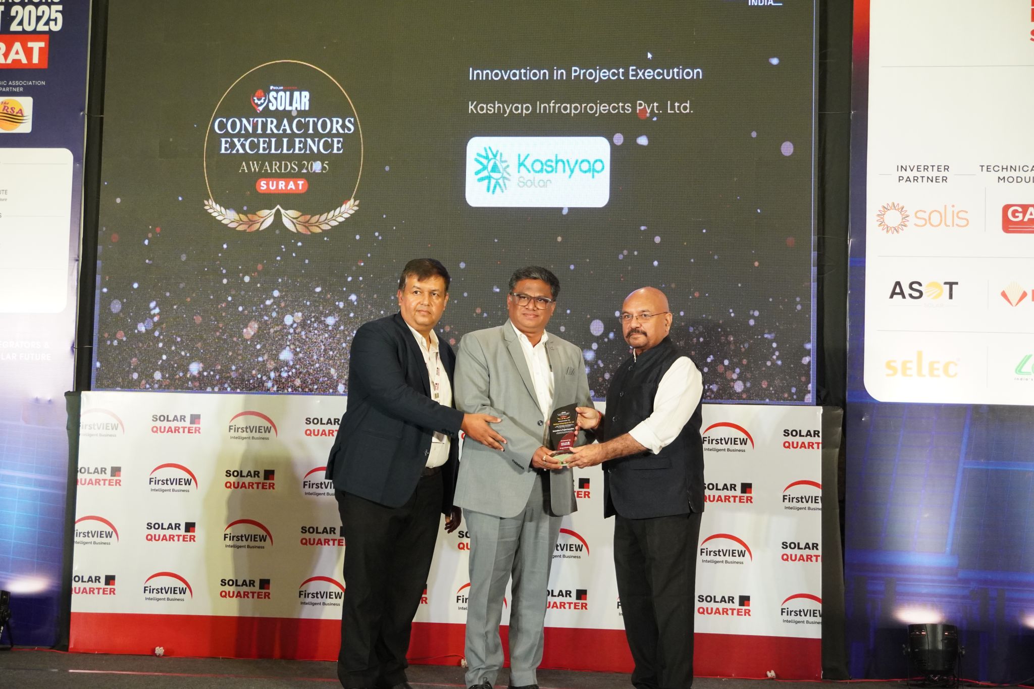 Best Innovation in Project Execution Award at Solar Contractors Excellence Awards 2025